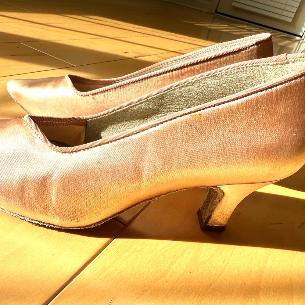 Gently used ballroom dance shoes